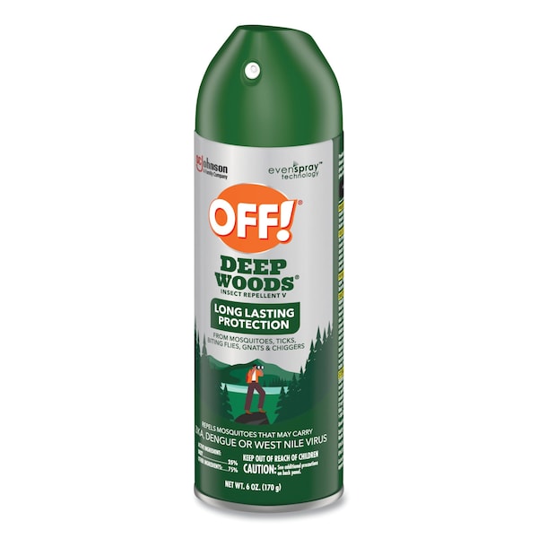 Deep Woods Insect Repellent, 6 Oz Aerosol, PK12